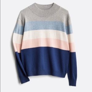 NWT - STITCHES & STRIPES Tennie Mock Neck Pullover